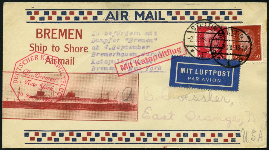 Lot 1548 - STAMPS - GERMANY GERMANY UNTIL 1945 - ZEPPELIN AND AIRMAIL -  Nordphila e.K. Stamp Auction #446