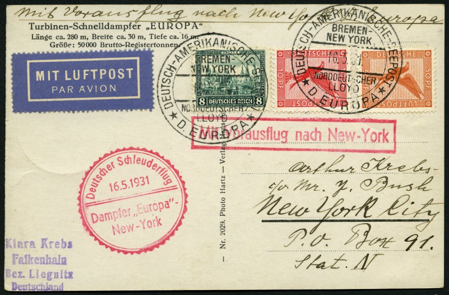 Lot 1579 - STAMPS - GERMANY GERMANY UNTIL 1945 - ZEPPELIN AND AIRMAIL -  Nordphila e.K. Stamp Auction #446
