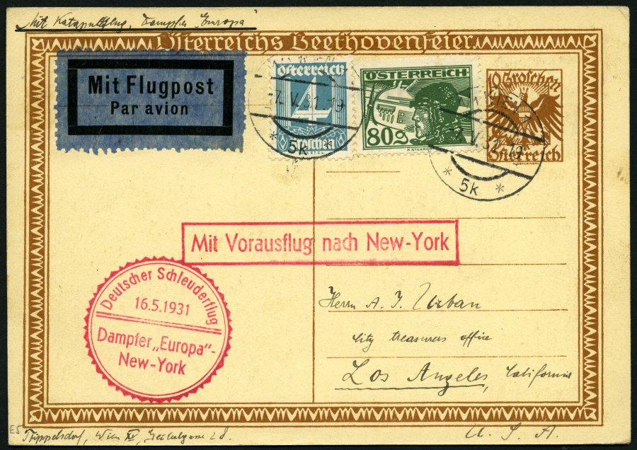 Lot 1578 - STAMPS - GERMANY GERMANY UNTIL 1945 - ZEPPELIN AND AIRMAIL -  Nordphila e.K. Stamp Auction #446