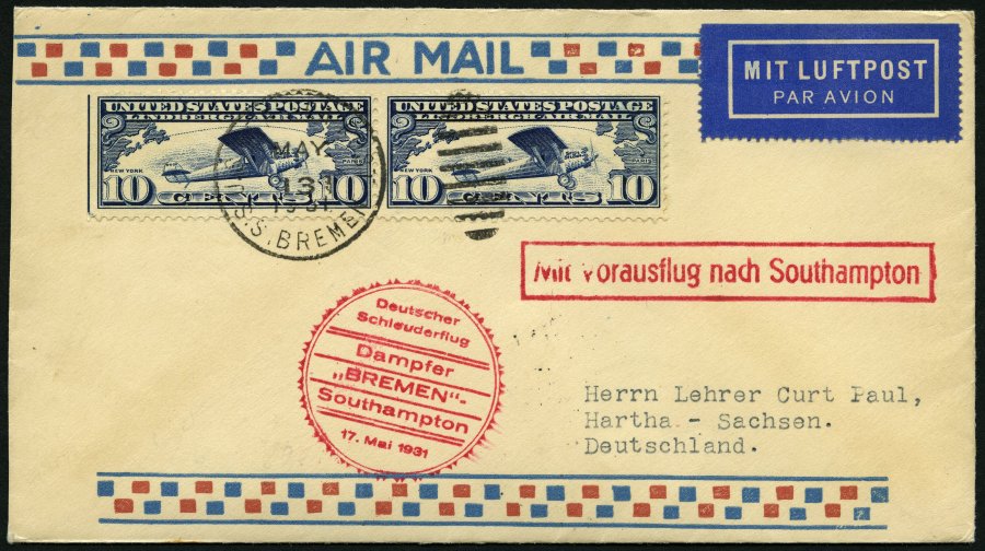 Lot 1583 - STAMPS - GERMANY GERMANY UNTIL 1945 - ZEPPELIN AND AIRMAIL -  Nordphila e.K. Stamp Auction #446