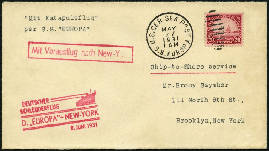 Lot 1587 - STAMPS - GERMANY GERMANY UNTIL 1945 - ZEPPELIN AND AIRMAIL -  Nordphila e.K. Stamp Auction #446