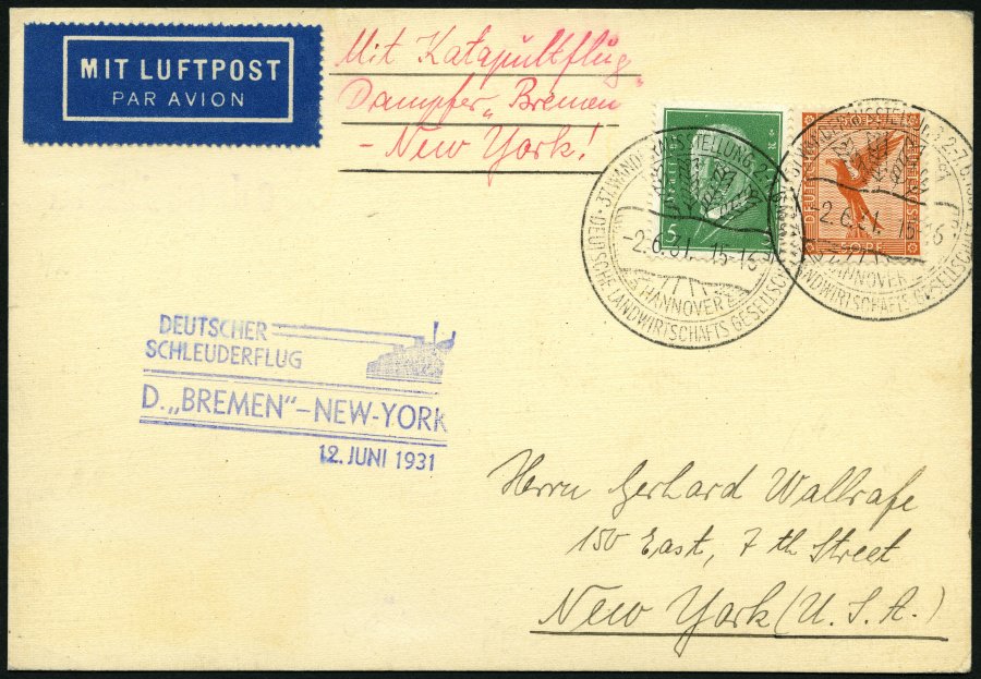 Lot 1590 - STAMPS - GERMANY GERMANY UNTIL 1945 - ZEPPELIN AND AIRMAIL -  Nordphila e.K. Stamp Auction #446