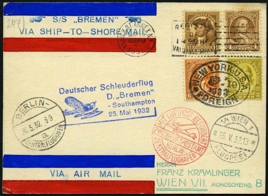 Lot 1604 - STAMPS - GERMANY GERMANY UNTIL 1945 - ZEPPELIN AND AIRMAIL -  Nordphila e.K. Stamp Auction #446