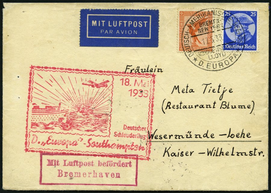 Lot 1612 - STAMPS - GERMANY GERMANY UNTIL 1945 - ZEPPELIN AND AIRMAIL -  Nordphila e.K. Stamp Auction #446