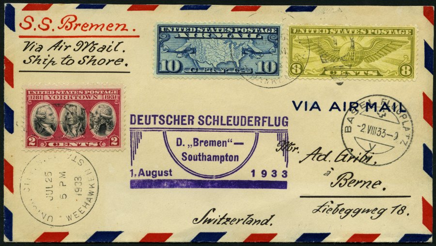 Lot 1618 - STAMPS - GERMANY GERMANY UNTIL 1945 - ZEPPELIN AND AIRMAIL -  Nordphila e.K. Stamp Auction #446