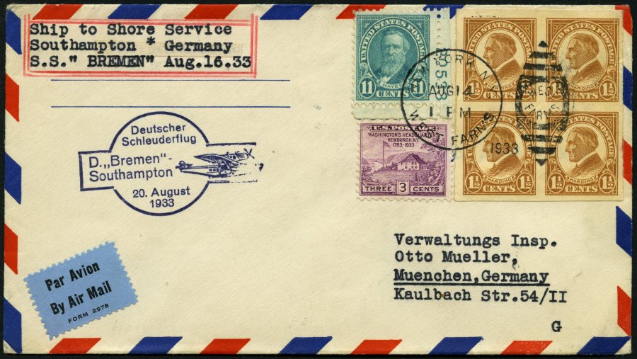 Stamp Auction Stamps Germany Germany Until 1945 Zeppelin And Airmail Stamp Auction 446 Lot 1619