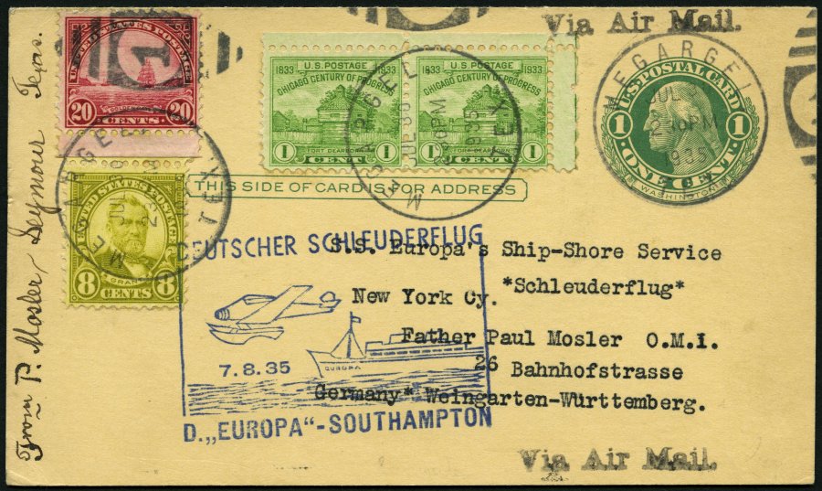 Lot 1657 - STAMPS - GERMANY GERMANY UNTIL 1945 - ZEPPELIN AND AIRMAIL - Nordphila e.K. Stamp Auction #446 Lot 1657 - STAMPS - GERMANY GERMANY UNTIL 1945 - ZEPPELIN AND AIRMAIL - Nordphila e.K. Stamp Auction #446