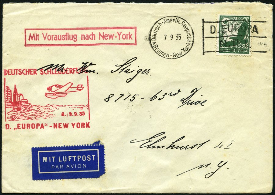 Lot 1662 - STAMPS - GERMANY GERMANY UNTIL 1945 - ZEPPELIN AND AIRMAIL - Nordphila e.K. Stamp Auction #446 Lot 1662 - STAMPS - GERMANY GERMANY UNTIL 1945 - ZEPPELIN AND AIRMAIL - Nordphila e.K. Stamp Auction #446