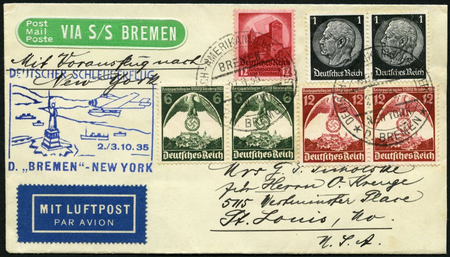Lot 1669 - STAMPS - GERMANY GERMANY UNTIL 1945 - ZEPPELIN AND AIRMAIL - Nordphila e.K. Stamp Auction #446 Lot 1669 - STAMPS - GERMANY GERMANY UNTIL 1945 - ZEPPELIN AND AIRMAIL - Nordphila e.K. Stamp Auction #446