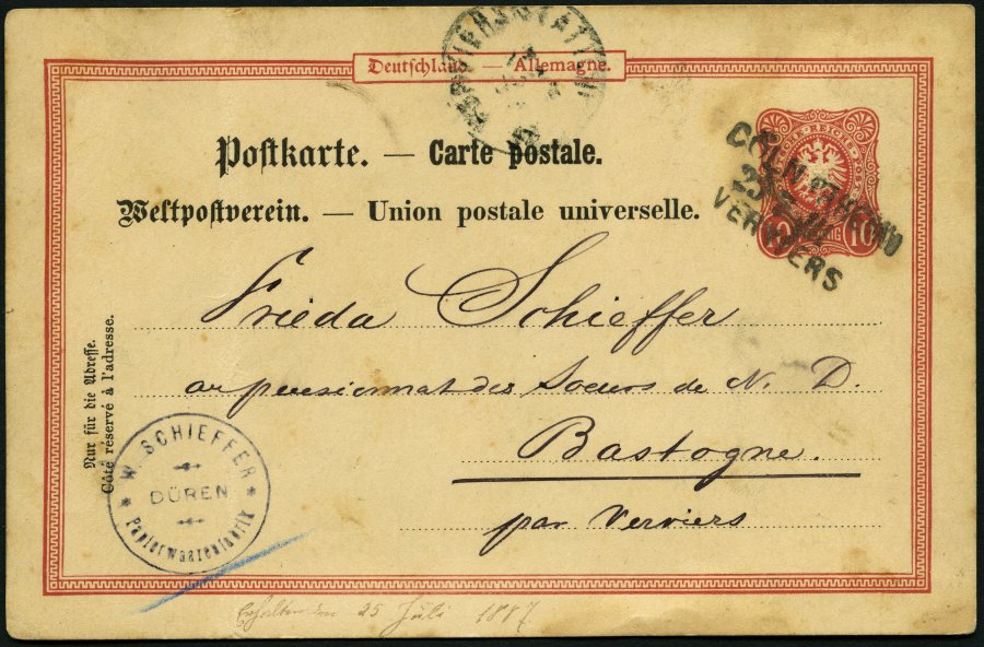 Lot 590 - STAMPS - GERMANY GERMANY UNTIL 1945 - STAMPS - Nordphila e.K. Stamp Auction #446 Lot 590 - STAMPS - GERMANY GERMANY UNTIL 1945 - STAMPS - Nordphila e.K. Stamp Auction #446