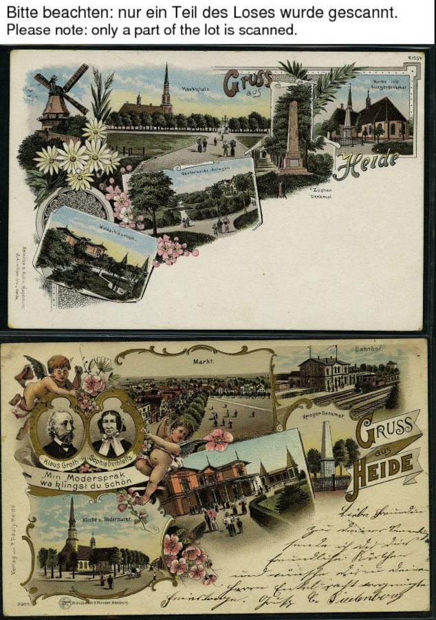 Lot 6362 - POSTCARDS - POSTCARDS - Nordphila e.K. Stamp Auction #446 Lot 6362 - POSTCARDS - POSTCARDS - Nordphila e.K. Stamp Auction #446