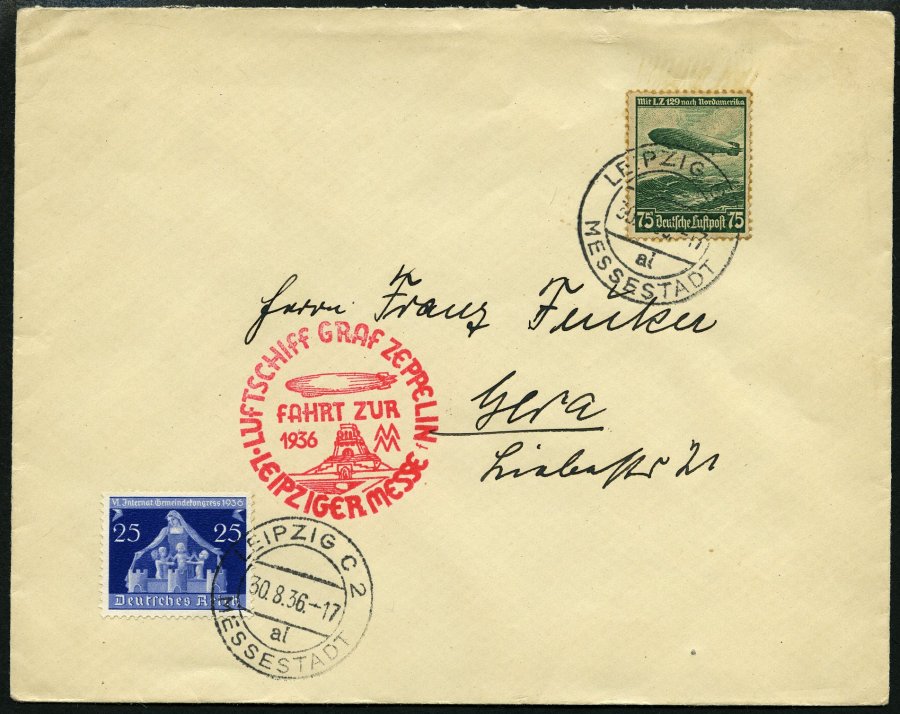 Lot 1499 - STAMPS - GERMANY GERMANY UNTIL 1945 - ZEPPELIN AND AIRMAIL - Nordphila e.K. Stamp Auction #446 Lot 1499 - STAMPS - GERMANY GERMANY UNTIL 1945 - ZEPPELIN AND AIRMAIL - Nordphila e.K. Stamp Auction #446