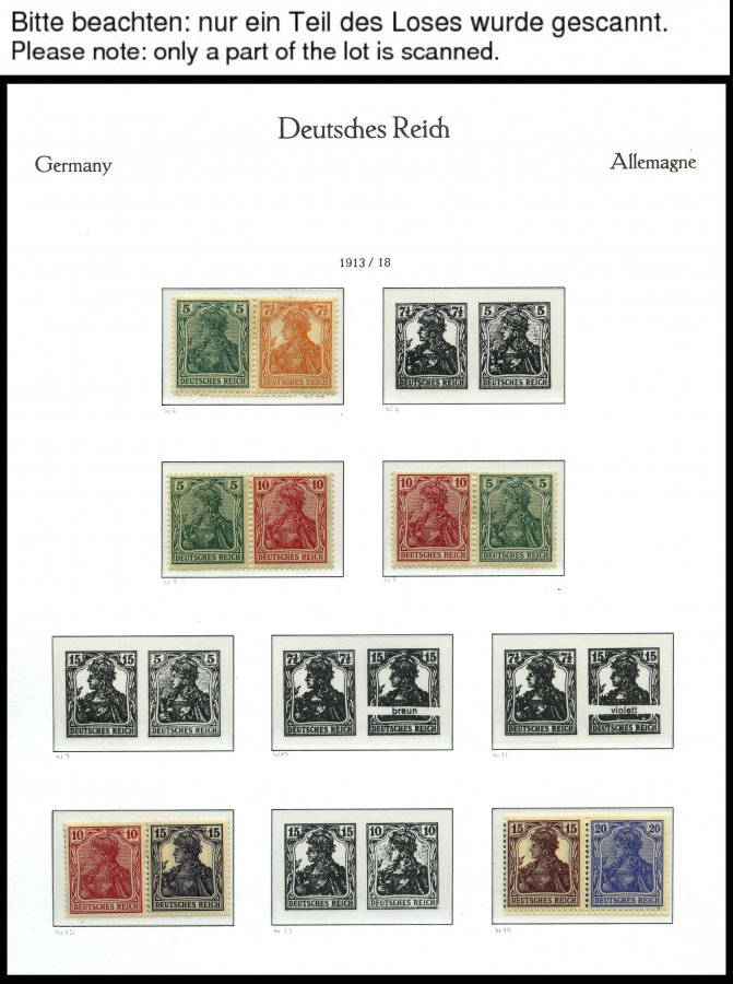 Lot 1312 - STAMPS - GERMANY GERMANY UNTIL 1945 - EMPIRE - Nordphila e.K. Stamp Auction #446 Lot 1312 - STAMPS - GERMANY GERMANY UNTIL 1945 - EMPIRE - Nordphila e.K. Stamp Auction #446
