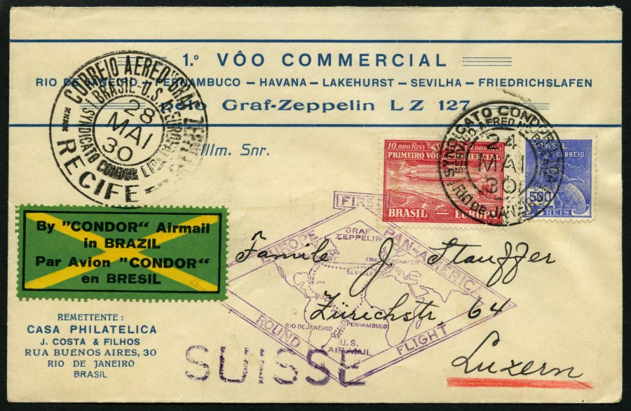 Lot 1389 - STAMPS - GERMANY GERMANY UNTIL 1945 - ZEPPELIN AND AIRMAIL - Nordphila e.K. Stamp Auction #446 Lot 1389 - STAMPS - GERMANY GERMANY UNTIL 1945 - ZEPPELIN AND AIRMAIL - Nordphila e.K. Stamp Auction #446