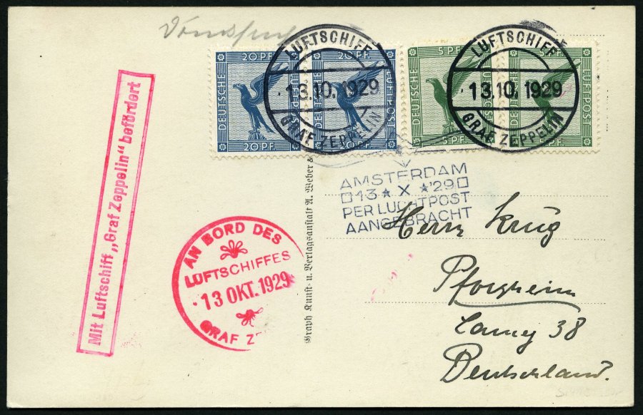 Lot 1375 - STAMPS - GERMANY GERMANY UNTIL 1945 - ZEPPELIN AND AIRMAIL -  Nordphila e.K. Stamp Auction #446