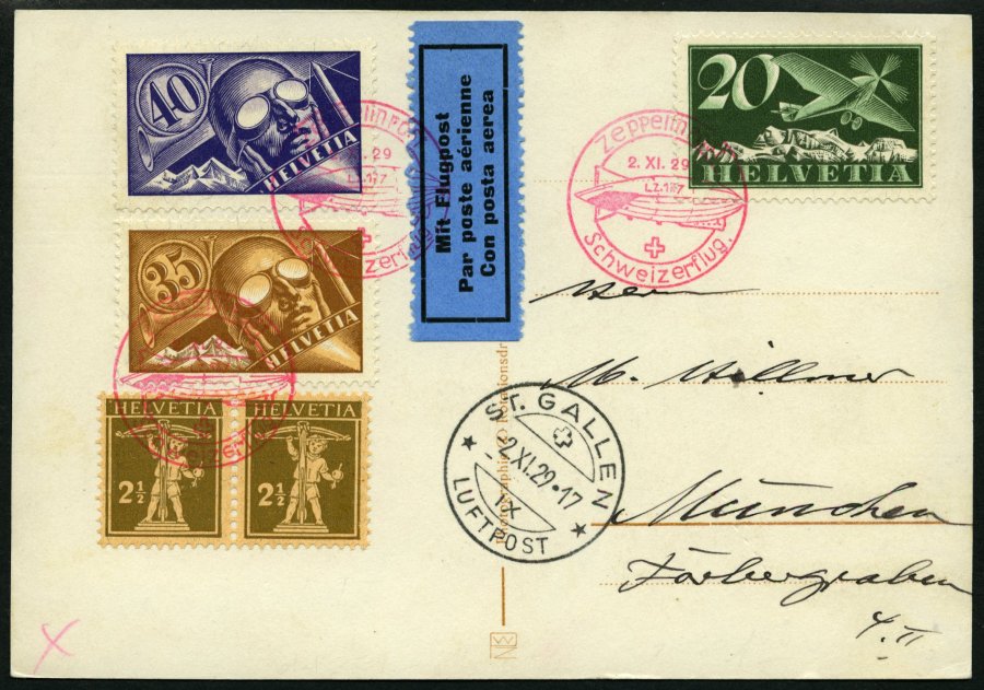 Lot 1378 - STAMPS - GERMANY GERMANY UNTIL 1945 - ZEPPELIN AND AIRMAIL - Nordphila e.K. Stamp Auction #446 Lot 1378 - STAMPS - GERMANY GERMANY UNTIL 1945 - ZEPPELIN AND AIRMAIL - Nordphila e.K. Stamp Auction #446