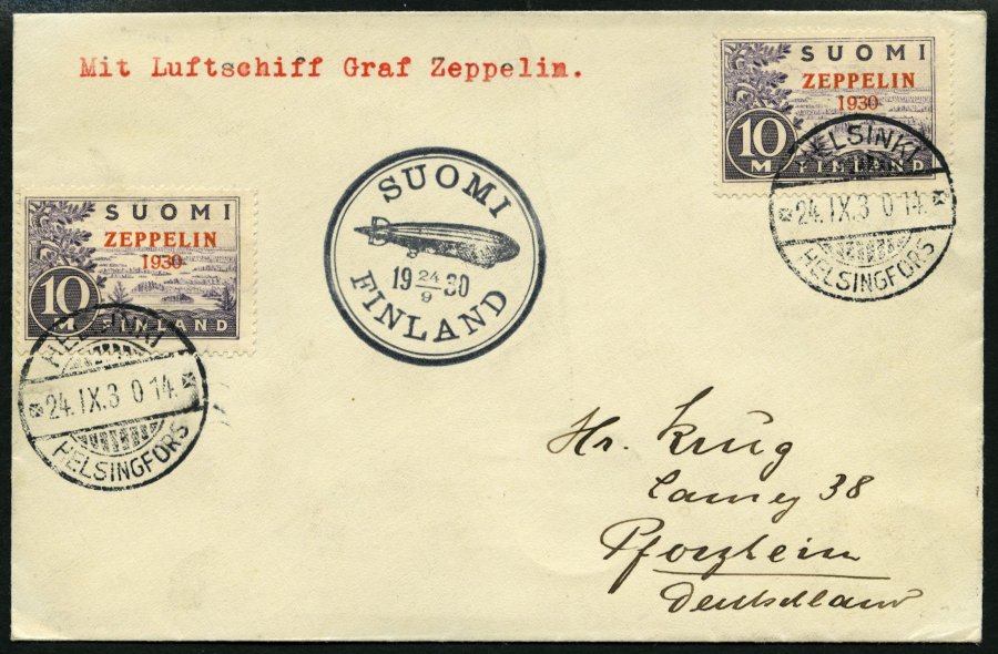 Lot 1407 - STAMPS - GERMANY GERMANY UNTIL 1945 - ZEPPELIN AND AIRMAIL -  Nordphila e.K. Stamp Auction #446