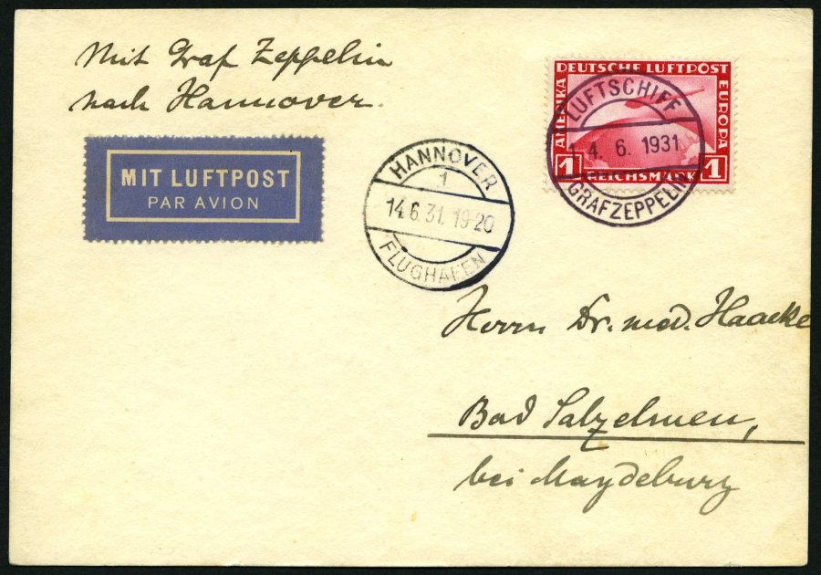 Lot 1422 - STAMPS - GERMANY GERMANY UNTIL 1945 - ZEPPELIN AND AIRMAIL -  Nordphila e.K. Stamp Auction #446