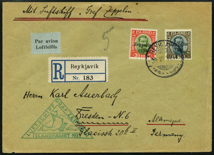 Lot 1423 - STAMPS - GERMANY GERMANY UNTIL 1945 - ZEPPELIN AND AIRMAIL -  Nordphila e.K. Stamp Auction #446
