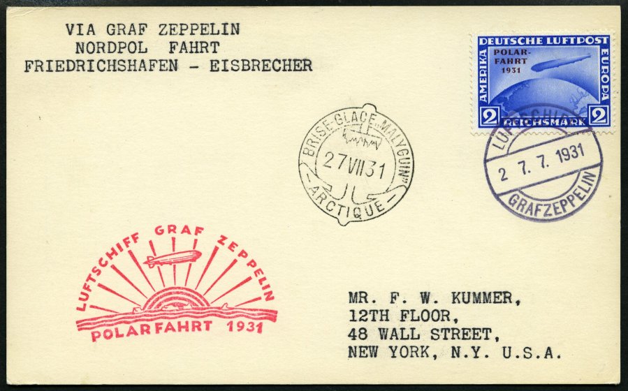 Lot 1425 - STAMPS - GERMANY GERMANY UNTIL 1945 - ZEPPELIN AND AIRMAIL -  Nordphila e.K. Stamp Auction #446