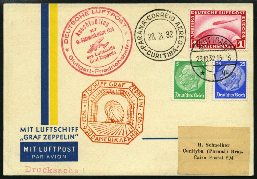 Lot 1457 - STAMPS - GERMANY GERMANY UNTIL 1945 - ZEPPELIN AND AIRMAIL -  Nordphila e.K. Stamp Auction #446
