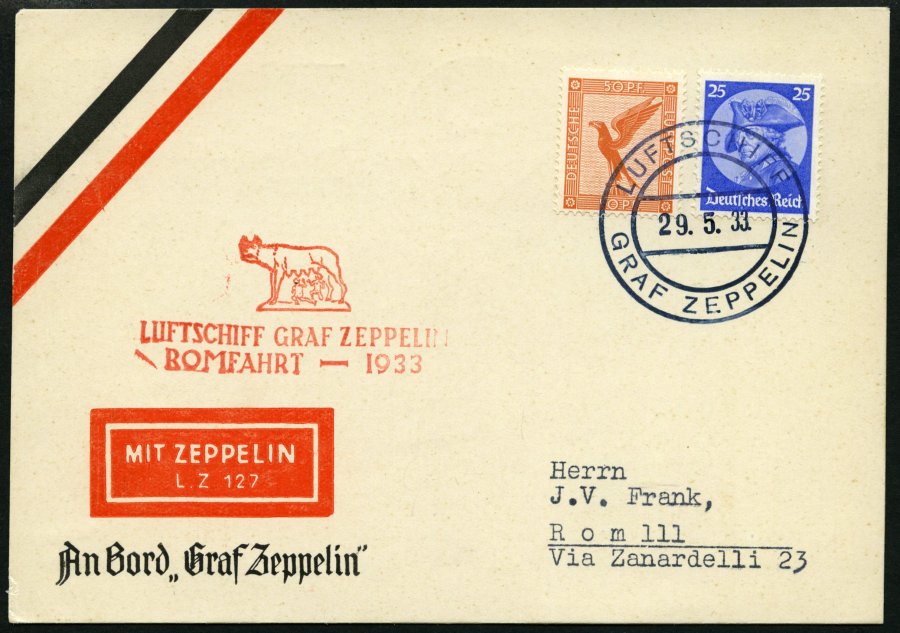Lot 1460 - STAMPS - GERMANY GERMANY UNTIL 1945 - ZEPPELIN AND AIRMAIL -  Nordphila e.K. Stamp Auction #446