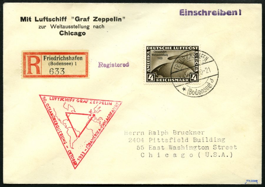 Lot 1470 - STAMPS - GERMANY GERMANY UNTIL 1945 - ZEPPELIN AND AIRMAIL -  Nordphila e.K. Stamp Auction #446