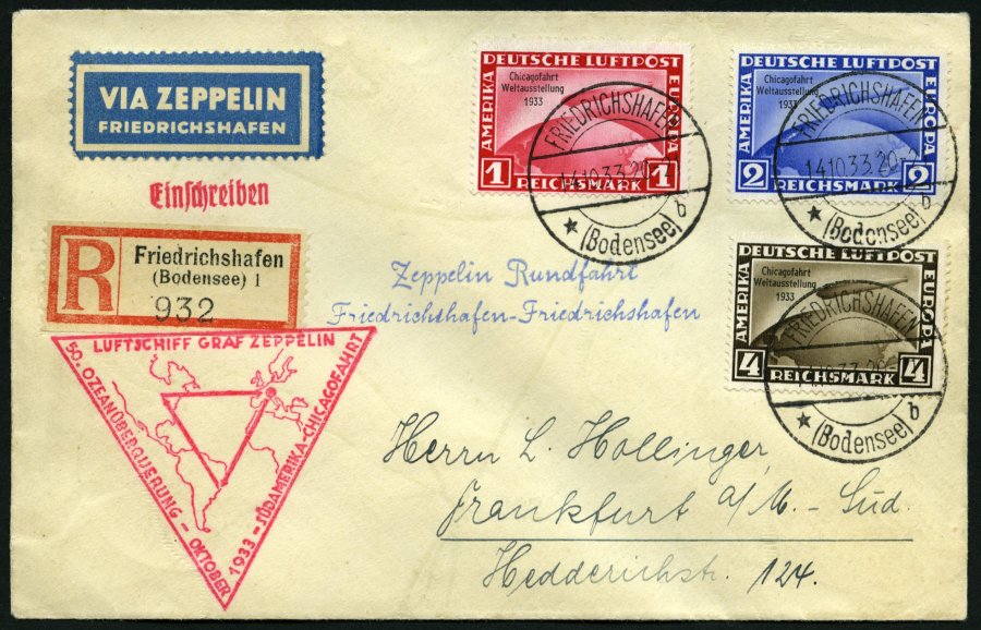 Lot 1471 - STAMPS - GERMANY GERMANY UNTIL 1945 - ZEPPELIN AND AIRMAIL -  Nordphila e.K. Stamp Auction #446