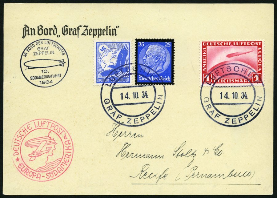 Lot 1487 - STAMPS - GERMANY GERMANY UNTIL 1945 - ZEPPELIN AND AIRMAIL - Nordphila e.K. Stamp Auction #446 Lot 1487 - STAMPS - GERMANY GERMANY UNTIL 1945 - ZEPPELIN AND AIRMAIL - Nordphila e.K. Stamp Auction #446