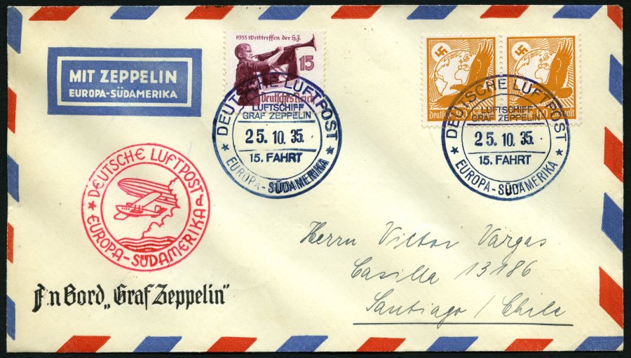 Lot 1493 - STAMPS - GERMANY GERMANY UNTIL 1945 - ZEPPELIN AND AIRMAIL - Nordphila e.K. Stamp Auction #446 Lot 1493 - STAMPS - GERMANY GERMANY UNTIL 1945 - ZEPPELIN AND AIRMAIL - Nordphila e.K. Stamp Auction #446