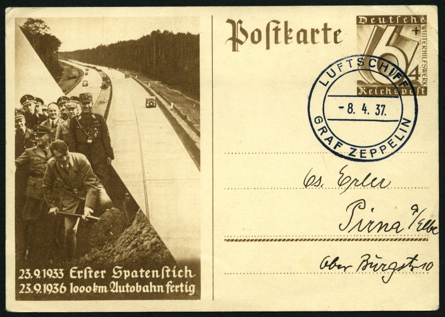 Lot 1500 - STAMPS - GERMANY GERMANY UNTIL 1945 - ZEPPELIN AND AIRMAIL - Nordphila e.K. Stamp Auction #446 Lot 1500 - STAMPS - GERMANY GERMANY UNTIL 1945 - ZEPPELIN AND AIRMAIL - Nordphila e.K. Stamp Auction #446