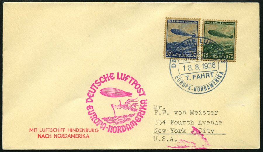 Lot 1517 - STAMPS - GERMANY GERMANY UNTIL 1945 - ZEPPELIN AND AIRMAIL - Nordphila e.K. Stamp Auction #446 Lot 1517 - STAMPS - GERMANY GERMANY UNTIL 1945 - ZEPPELIN AND AIRMAIL - Nordphila e.K. Stamp Auction #446
