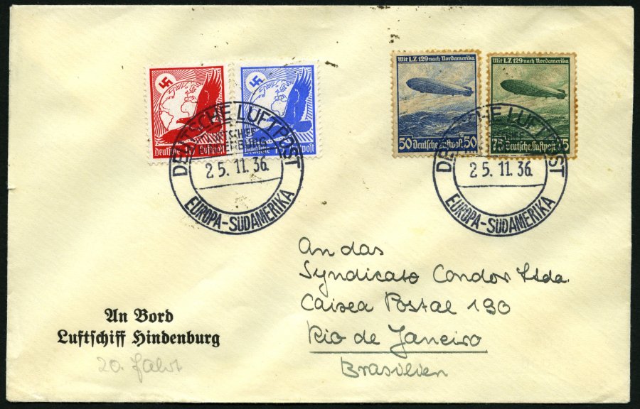 Lot 1520 - STAMPS - GERMANY GERMANY UNTIL 1945 - ZEPPELIN AND AIRMAIL - Nordphila e.K. Stamp Auction #446 Lot 1520 - STAMPS - GERMANY GERMANY UNTIL 1945 - ZEPPELIN AND AIRMAIL - Nordphila e.K. Stamp Auction #446