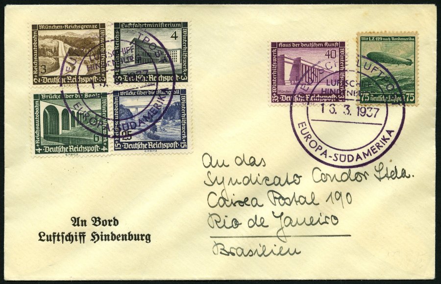 Lot 1521 - STAMPS - GERMANY GERMANY UNTIL 1945 - ZEPPELIN AND AIRMAIL - Nordphila e.K. Stamp Auction #446 Lot 1521 - STAMPS - GERMANY GERMANY UNTIL 1945 - ZEPPELIN AND AIRMAIL - Nordphila e.K. Stamp Auction #446
