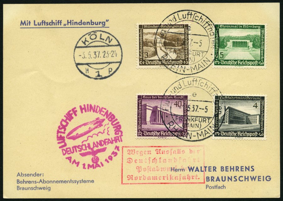 Lot 1522 - STAMPS - GERMANY GERMANY UNTIL 1945 - ZEPPELIN AND AIRMAIL - Nordphila e.K. Stamp Auction #446 Lot 1522 - STAMPS - GERMANY GERMANY UNTIL 1945 - ZEPPELIN AND AIRMAIL - Nordphila e.K. Stamp Auction #446