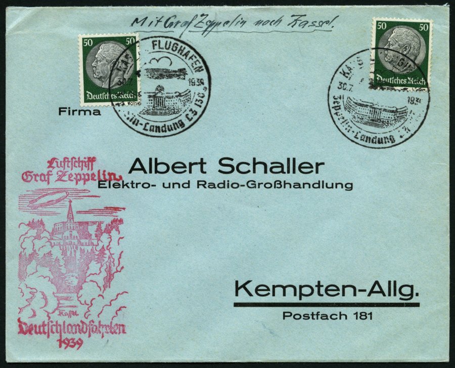 Lot 1526 - STAMPS - GERMANY GERMANY UNTIL 1945 - ZEPPELIN AND AIRMAIL -  Nordphila e.K. Stamp Auction #446