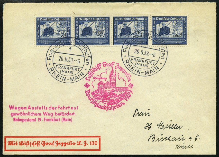 Lot 1528 - STAMPS - GERMANY GERMANY UNTIL 1945 - ZEPPELIN AND AIRMAIL -  Nordphila e.K. Stamp Auction #446