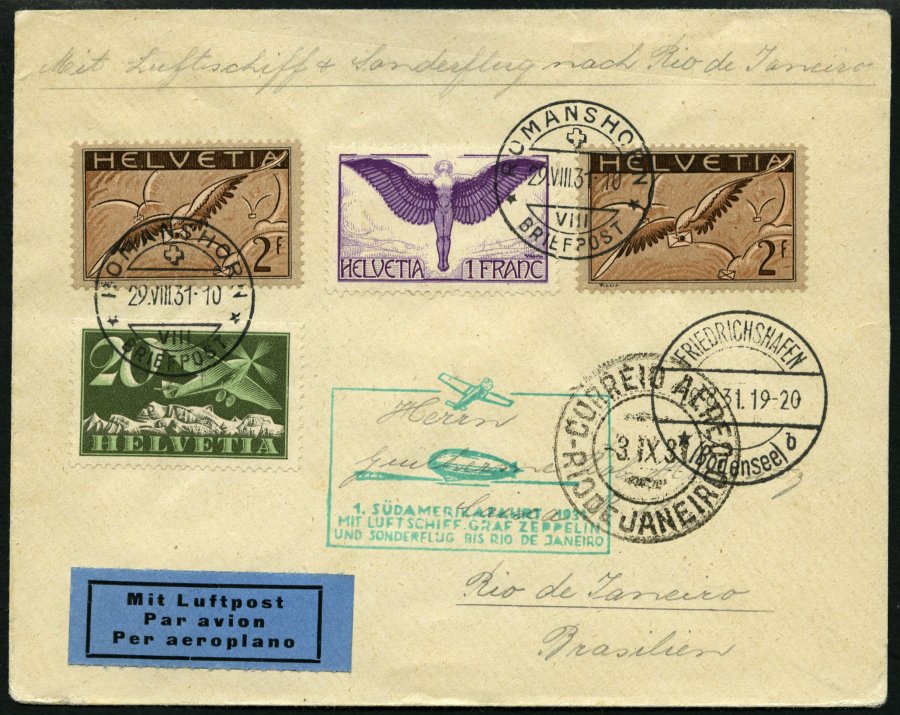 Lot 1540 - STAMPS - GERMANY GERMANY UNTIL 1945 - ZEPPELIN AND AIRMAIL -  Nordphila e.K. Stamp Auction #446