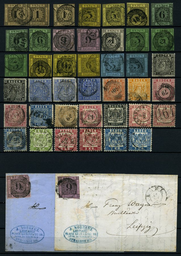 Lot 17 - STAMPS - GERMANY GERMANY UNTIL 1945 - OLD GERMAN STATES -  Nordphila e.K. Stamp Auction #446