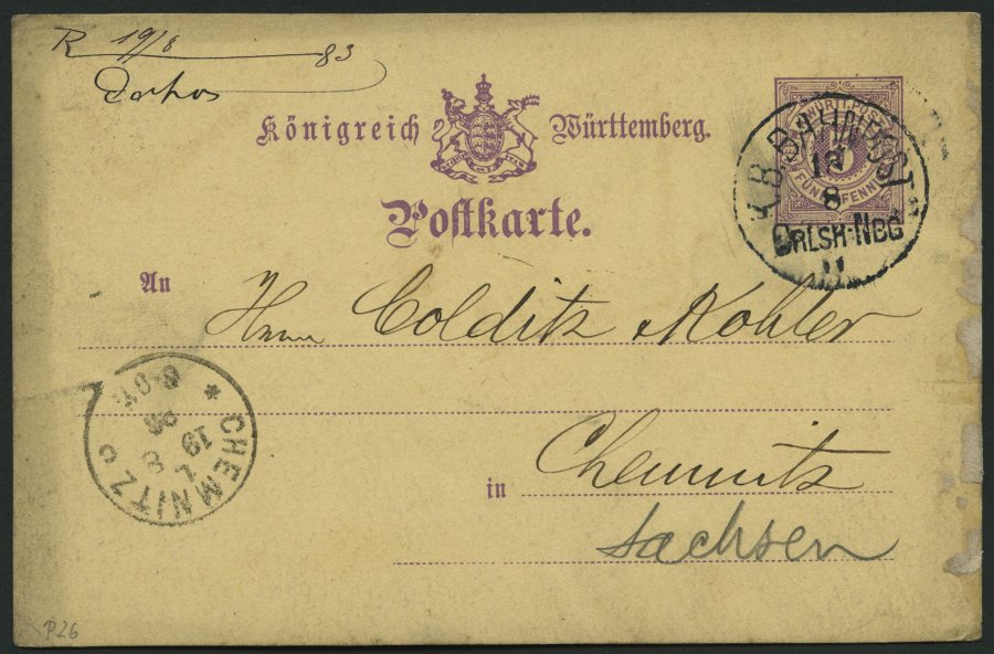 Lot 505 - STAMPS - GERMANY GERMANY UNTIL 1945 - OLD GERMAN STATES - Nordphila e.K. Stamp Auction #446 Lot 505 - STAMPS - GERMANY GERMANY UNTIL 1945 - OLD GERMAN STATES - Nordphila e.K. Stamp Auction #446