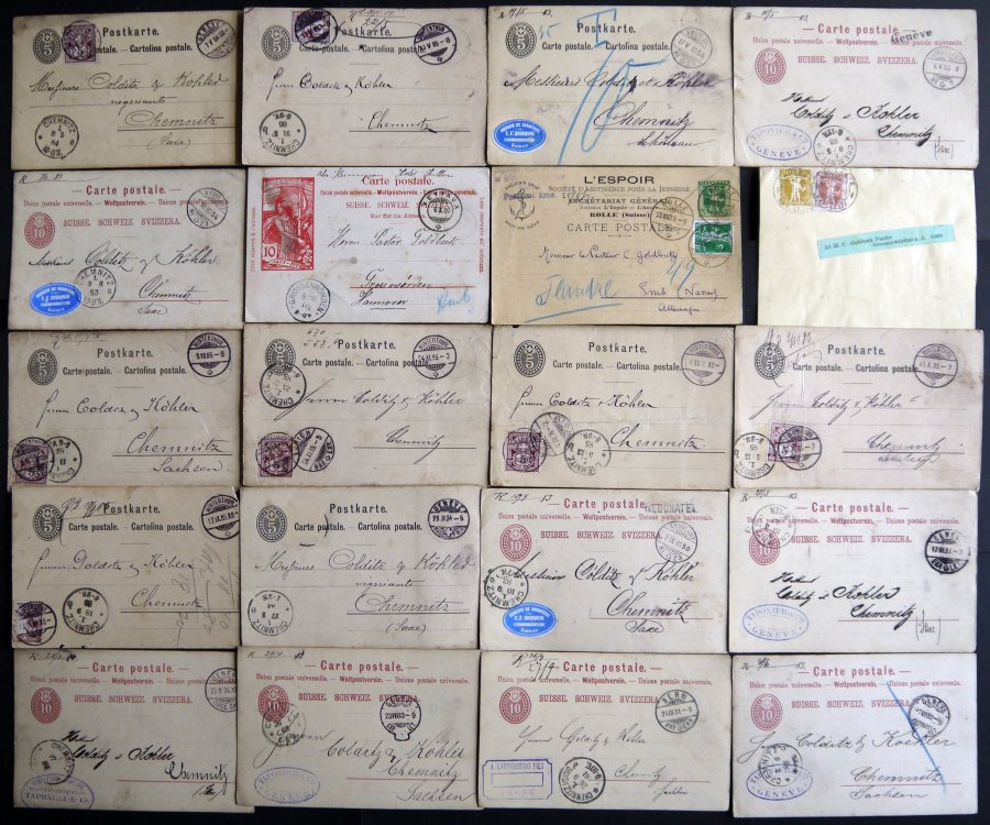 Lot 5705 - STAMPS - EUROPE SWITZERLAND - STAMPS - Nordphila e.K. Stamp Auction #446 Lot 5705 - STAMPS - EUROPE SWITZERLAND - STAMPS - Nordphila e.K. Stamp Auction #446