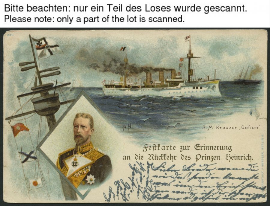 Lot 6395 - POSTCARDS - POSTCARDS  -  Nordphila e.K. Stamp Auction #446
