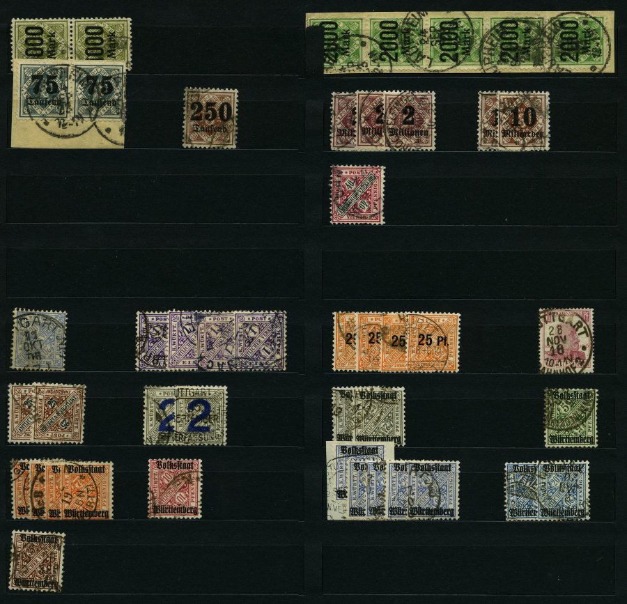 Lot 521 - STAMPS - GERMANY GERMANY UNTIL 1945 - OLD GERMAN STATES - Nordphila e.K. Stamp Auction #446 Lot 521 - STAMPS - GERMANY GERMANY UNTIL 1945 - OLD GERMAN STATES - Nordphila e.K. Stamp Auction #446