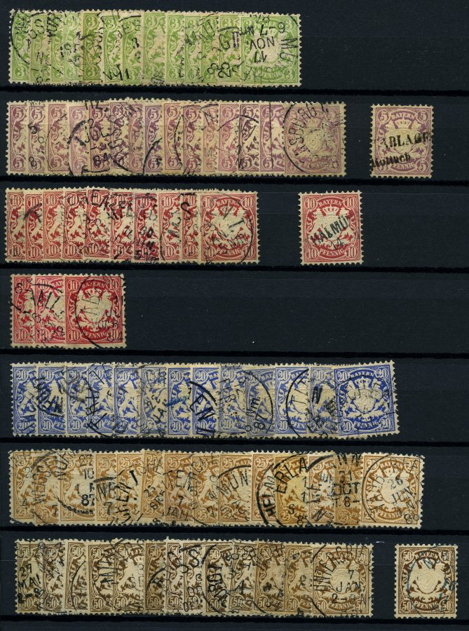 Lot 52 - STAMPS - GERMANY GERMANY UNTIL 1945 - OLD GERMAN STATES -  Nordphila e.K. Stamp Auction #446