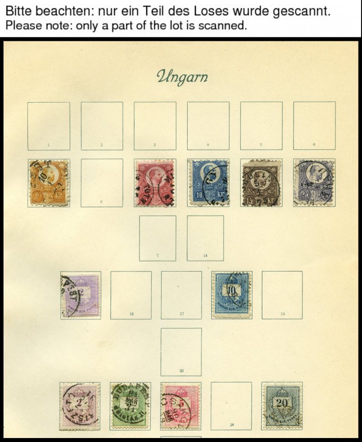 Lot 5788 - STAMPS - EUROPE HUNGARY - STAMPS - Nordphila e.K. Stamp Auction #446 Lot 5788 - STAMPS - EUROPE HUNGARY - STAMPS - Nordphila e.K. Stamp Auction #446