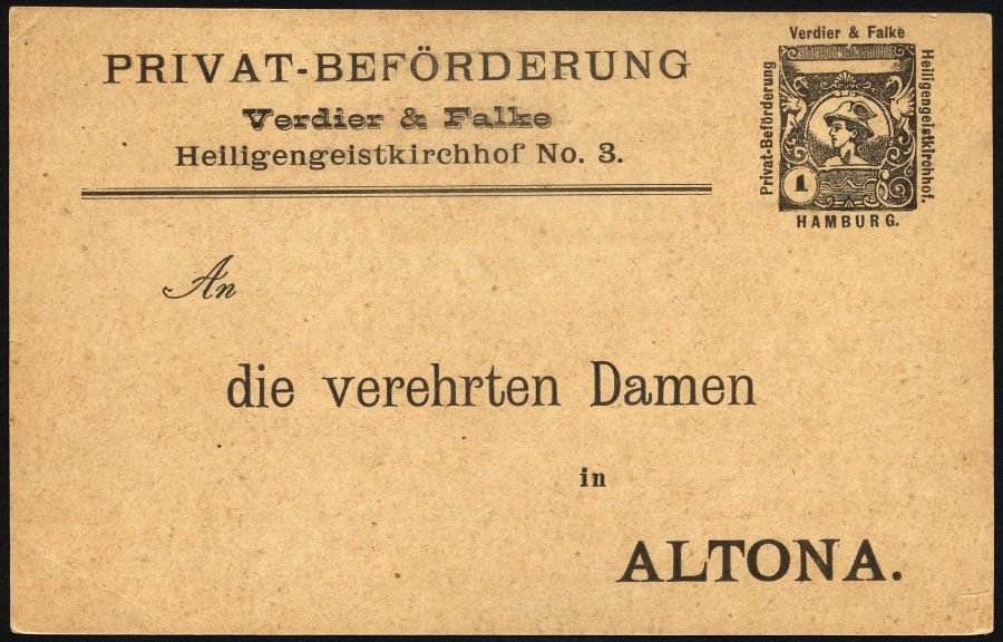 Lot 559 - STAMPS - GERMANY GERMANY UNTIL 1945 - PRIVATE POST BEFORE 1945 - Nordphila e.K. Stamp Auction #446 Lot 559 - STAMPS - GERMANY GERMANY UNTIL 1945 - PRIVATE POST BEFORE 1945 - Nordphila e.K. Stamp Auction #446