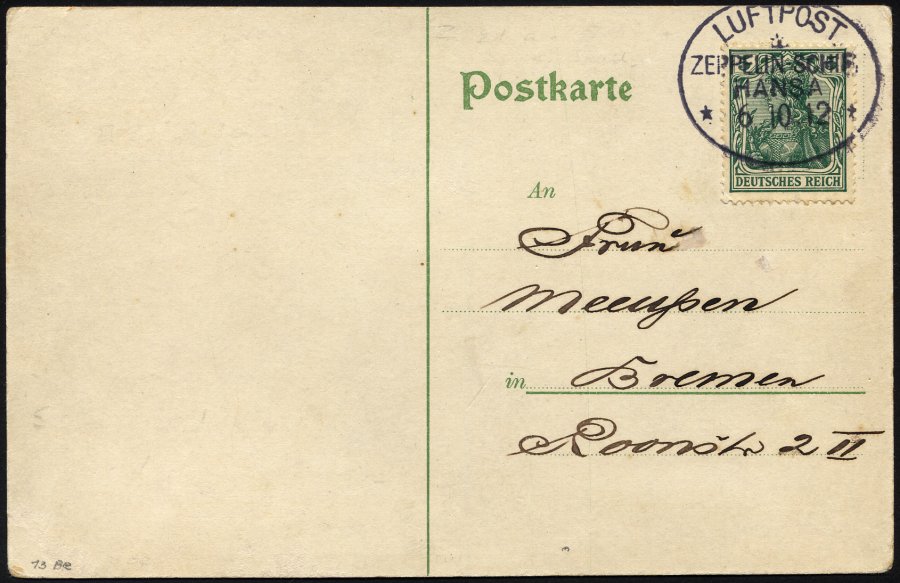 Lot 1355 - STAMPS - GERMANY GERMANY UNTIL 1945 - ZEPPELIN AND AIRMAIL -  Nordphila e.K. Stamp Auction #446