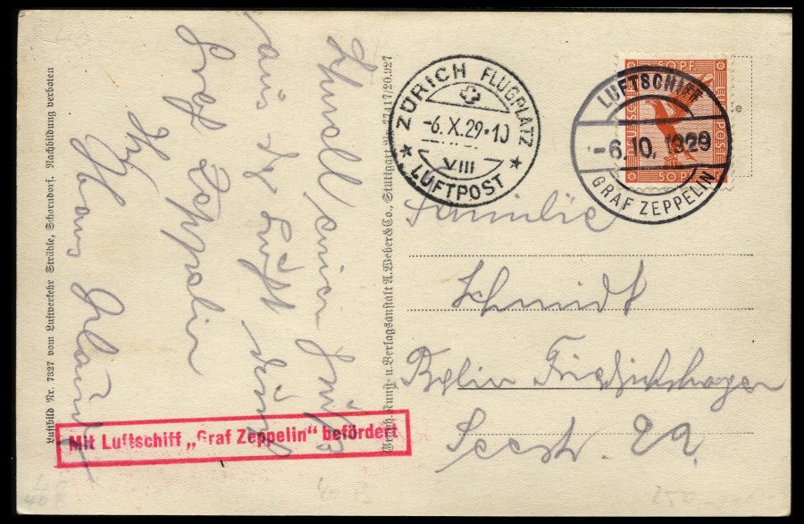 Lot 1374 - STAMPS - GERMANY GERMANY UNTIL 1945 - ZEPPELIN AND AIRMAIL -  Nordphila e.K. Stamp Auction #446