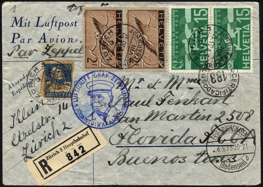 Lot 1541 - STAMPS - GERMANY GERMANY UNTIL 1945 - ZEPPELIN AND AIRMAIL -  Nordphila e.K. Stamp Auction #446