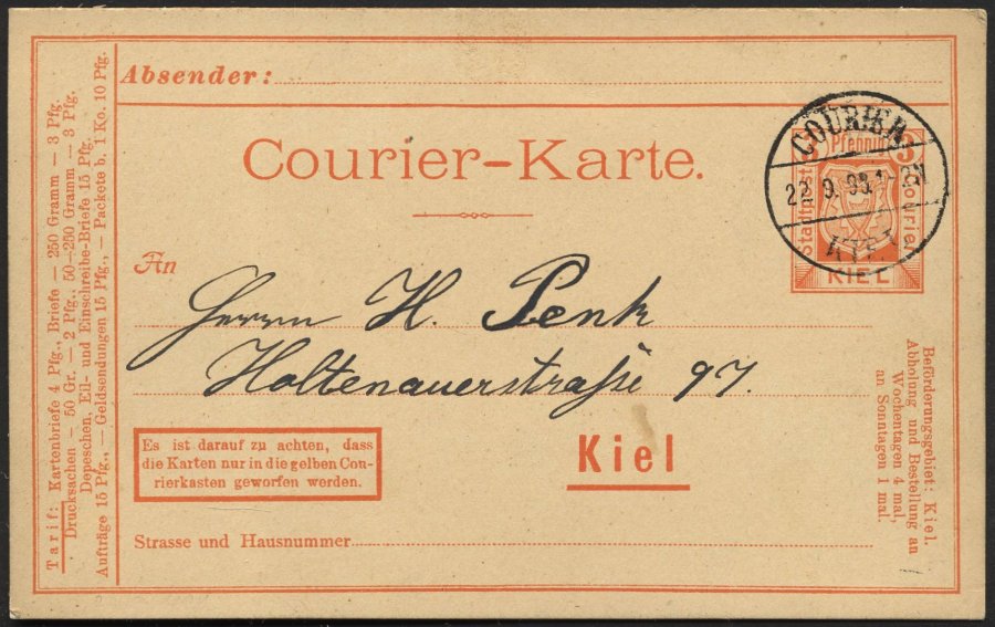 Lot 565 - STAMPS - GERMANY GERMANY UNTIL 1945 - PRIVATE POST BEFORE 1945 - Nordphila e.K. Stamp Auction #446 Lot 565 - STAMPS - GERMANY GERMANY UNTIL 1945 - PRIVATE POST BEFORE 1945 - Nordphila e.K. Stamp Auction #446